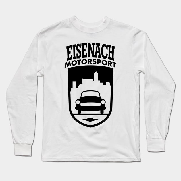 Wartburg Motorsport Eisenach Coat of Arms (black) Long Sleeve T-Shirt by GetThatCar